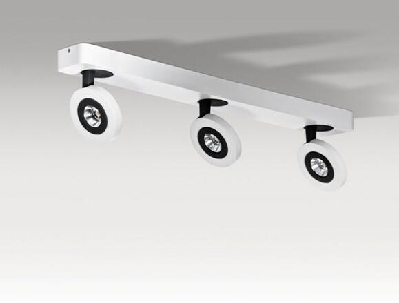 LED Nástěnné/stropní přisazené svítidlo AZzardo Enzo 3 AZ0671 3x5W 690lm 3000K IP20 54cm bílo-černé