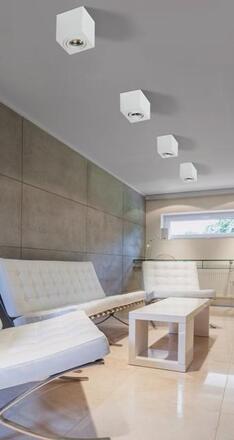 Stropní bodové přisazené svítidlo AZzardo Mini Eloy chrome AZ1755 GU10 1x50W IP20 8cm chromové