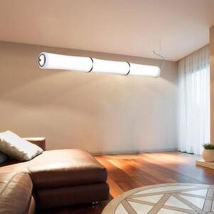 LED Závěsné svítidlo AZzardo Bamboo 3 pendant white AZ1901 72W 6120lm 3000K IP20 bílé stmívatelné