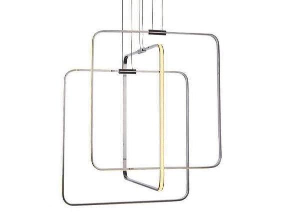 LED Závěsné svítidlo AZzardo Madrid AZ2468 80W 4500lm 3000K IP20 80cm stmívatelné chromové