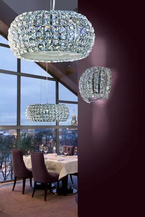 Závěsné svítidlo AZzardo Sophia 5 pendant AZ0522 E14 5x40W IP20 40cm chromové