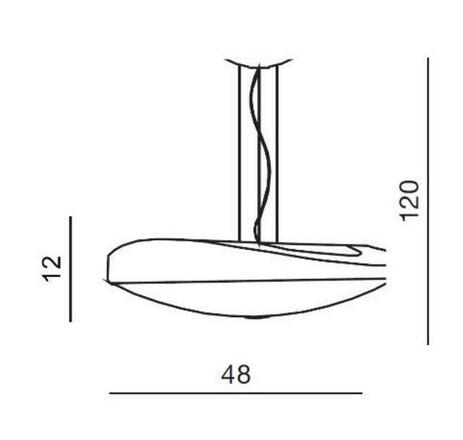 Závěsné svítidlo AZzardo Campana 48 white AZ0566 E27 4x60W IP20 48cm bílé