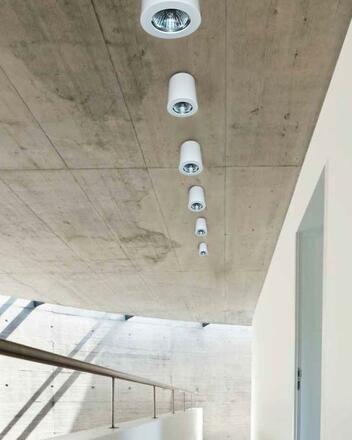 Stropní bodové přisazené svítidlo AZzardo Boris aluminium AZ1053 GU10 1x50W IP20 7,5cm kulaté hliníkové