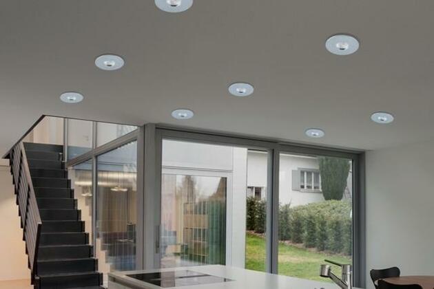 Stropní bodové zápustné svítidlo AZzardo Cleto chrome AZ1621 GU10 1x50W IP20 9,8cm chromové