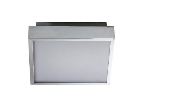 LED Koupelnové stropní přisazené svítidlo AZzardo Asteria 25 chrome 3000K AZ2072 18W 640lm 3000K IP44 25cm chromové