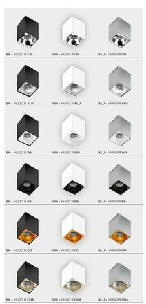 Dekorativní hliníková vkladka AZzardo Hugo R aluminium AZ0829 k rodině HUGO