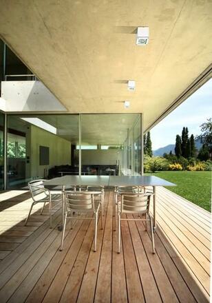 Venkovní stropní přisazené svítidlo AZzardo Tonio white AZ0870 GU10 1x50W 9cm bílé