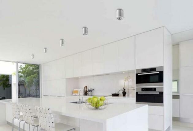 Stropní bodové přisazené svítidlo AZzardo Boris aluminium AZ1053 GU10 1x50W IP20 7,5cm kulaté hliníkové