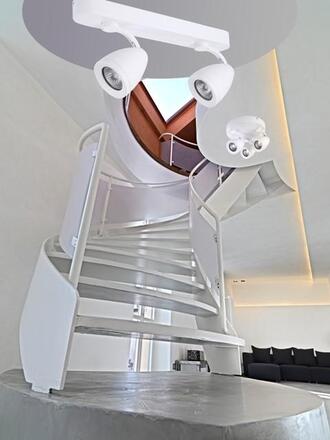 Stropní přisazené bodové svítidlo AZzardo Albico 2 AZ1241 GU10 2x50W IP20 35cm bílé