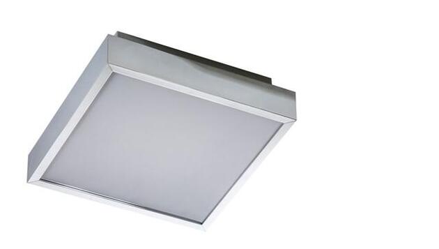 LED Koupelnové stropní přisazené svítidlo AZzardo Asteria 30 chrome 3000K AZ2073 24W 950lm 3000K IP44 29cm chromové