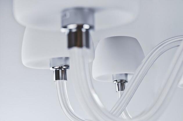 Závěsné svítidlo AZzardo Gloria 8 AZ0176 E14 8x40W IP20 85cm bílé