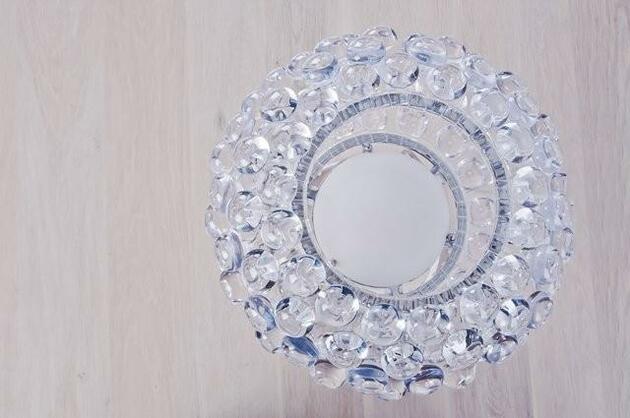 Stolní lampa AZzardo Acrylio table AZ1099 R7s 1x100W IP20 35cm čirá