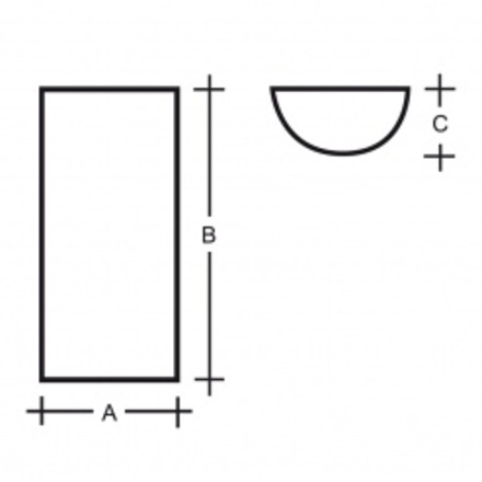 LUCIS nástěnné svítidlo MAIA 2x60W E14 sklo opál S1.12W