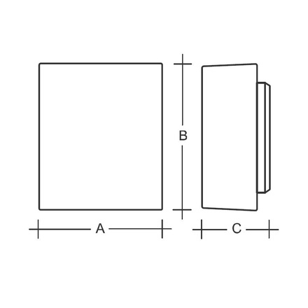 LUCIS nástěnné svítidlo ANANKE 2x60(46)W E27 sklo opál S24.12.AN2