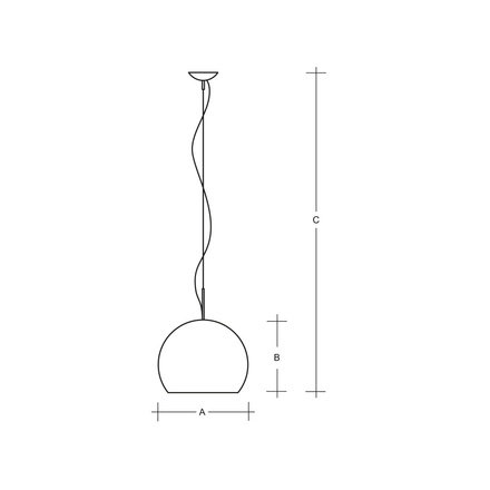 LUCIS závěsné svítidlo NEMESIS 1x max 100(77)W E27 sklo bílá opál ZL1.11.N350.60