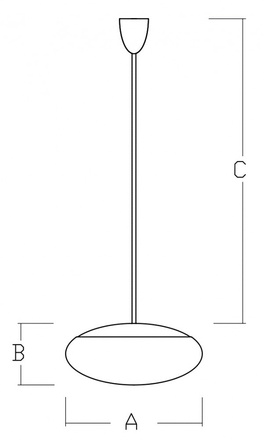 LUCIS závěsné svítidlo DAPHNE ZT 40W LED 3000K sklo argento dorato opál ZT.L1.D450.70