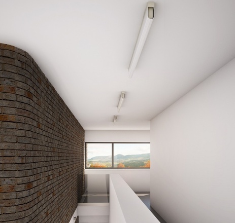 LUCIS stropní a nástěnné svítidlo AULA 14,4W LED 3000K akrylátové sklo měď AU1.L3.900.72