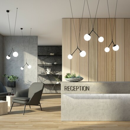 LUCIS závěsné svítidlo ZED 11,6W LED 4000K sklo bílá opál ZK2.L2.ZA.60