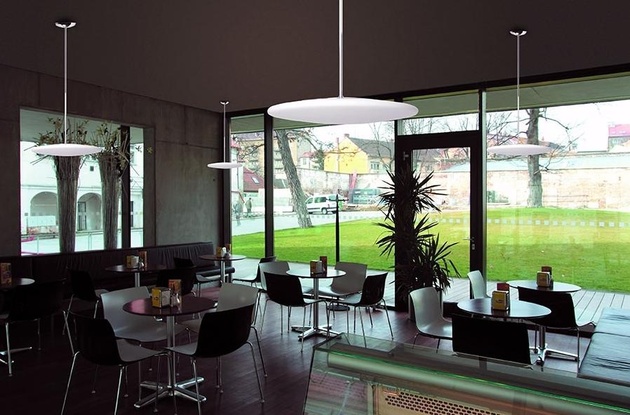 LUCIS závěsné svítidlo RONDO 23,3W LED 3000K sklo chrom opál ZT.K1.R450.80M DALI2 DALI