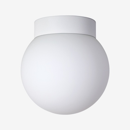 LUCIS stropní a nástěnné svítidlo POLARIS S 1x100(77)W E27 sklo bílá opál BS19.11.280.41