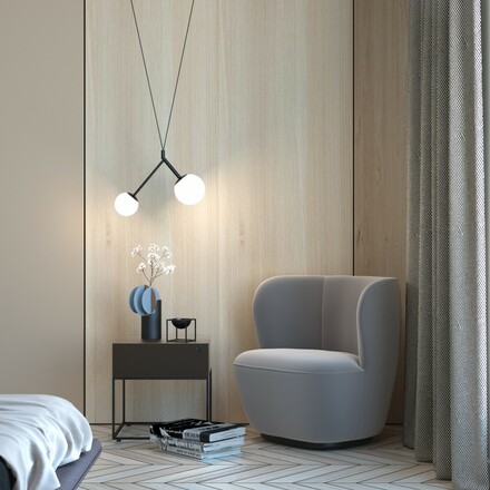 LUCIS závěsné svítidlo ZED 11,6W LED 4000K sklo bílá opál ZK2.L2.ZA.60