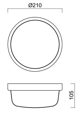 OSMONT 50004 ELEKTRA 3 stropní/nástěnné průmyslové plastové svítidlo bílá / čirá IP54 60W E27