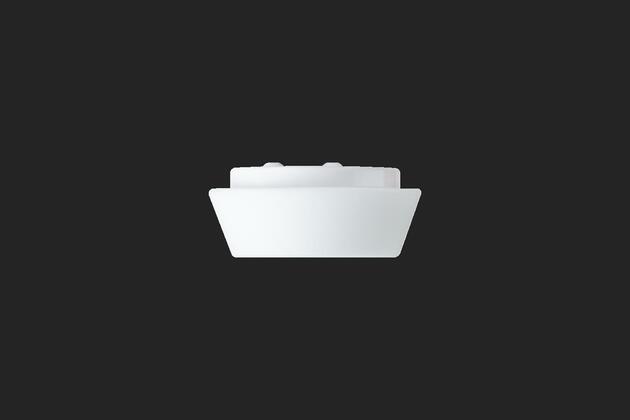 OSMONT 51430 CRATER 1 stropní/nástěnné skleněné svítidlo bílá IP43 3000 K 8W LED