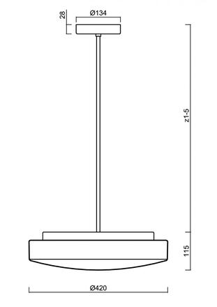 OSMONT 54101 EDNA P4 závěsné skleněné svítidlo bílá IP40 2x75W E27