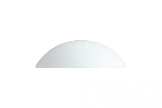 OSMONT 59329 AURA V8 stropní/nástěnné skleněné polovestavné svítidlo bílá IP44 3000 K 15W LED