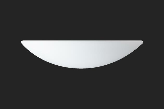 OSMONT 59862 AURA V5 stropní/nástěnné skleněné polovestavné svítidlo bílá IP44 4000 K 27W LED DALI