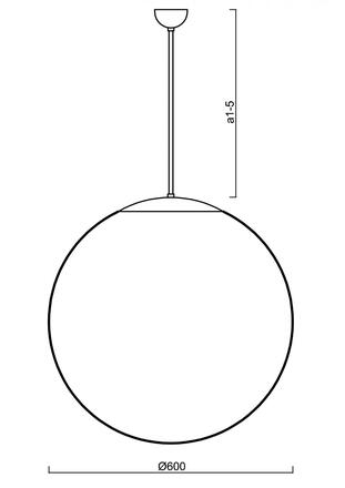 OSMONT 60196 ADRIA P5 závěsné skleněné svítidlo bílá IP40 3000 K 48W LED