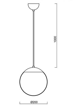 OSMONT 60330 ADRIA S1 závěsné skleněné svítidlo bílá IP40 3000 K 9W LED