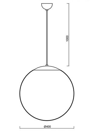 OSMONT 60342 ADRIA S3 závěsné skleněné svítidlo bílá IP40 3000 K 27W LED