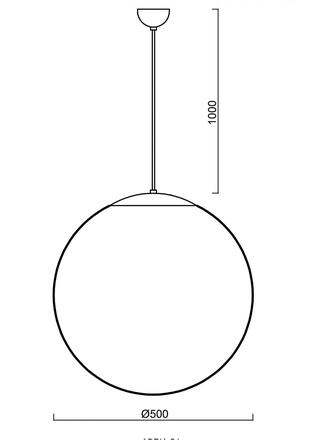 OSMONT 60354 ADRIA S4 závěsné skleněné svítidlo bílá IP40 3000 K 41W LED