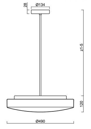 OSMONT 61706 EDNA P5 závěsné skleněné svítidlo bílá IP40 4000 K 27W LED DALI
