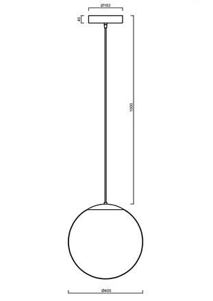 OSMONT 62210 ADRIA S3 HP závěsné skleněné svítidlo bílá IP40 3000 K 52W LED