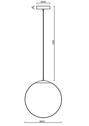 OSMONT 62221 ADRIA S4 HP závěsné skleněné svítidlo bílá IP40 3000 K 58W LED DALI