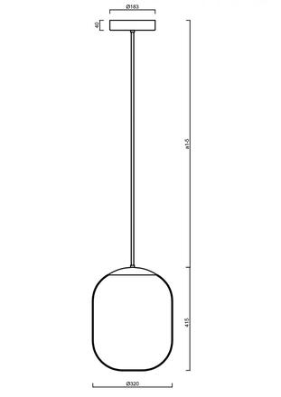 OSMONT 62240 TANIA P1 HP závěsné skleněné svítidlo bílá IP40 3000 K 52W LED