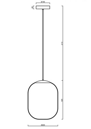 OSMONT 62296 TANIA P2 HP závěsné skleněné svítidlo bílá IP40 3000 K 58W LED DALI