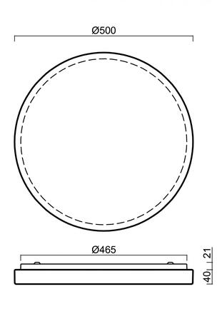 OSMONT 67690 CARINA 2 stropní/nástěnné skleněné svítidlo bílá IP44 3000 K 33W LED