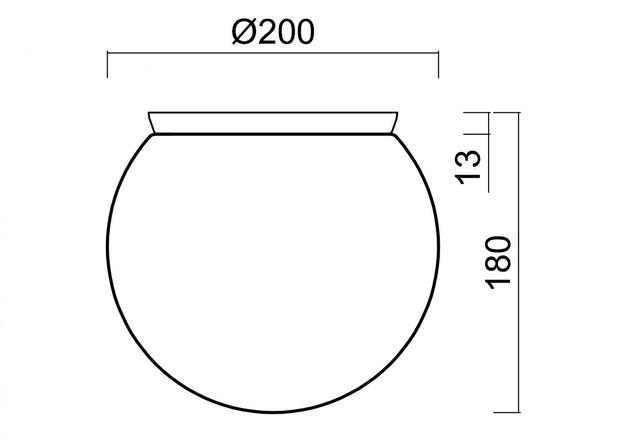 OSMONT 68411 SKAT 1 stropní/nástěnné plastové svítidlo IP65 3000 K 9W LED