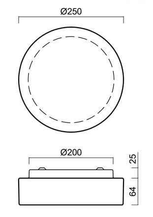 OSMONT 49774 ELSA 1 stropní/nástěnné skleněné svítidlo bílá IP44 4000 K 1W LED