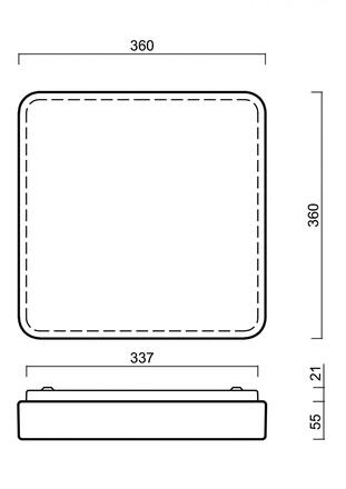 OSMONT 52575 TILIA 2A stropní/nástěnné plastové svítidlo IP44 2x30W E27