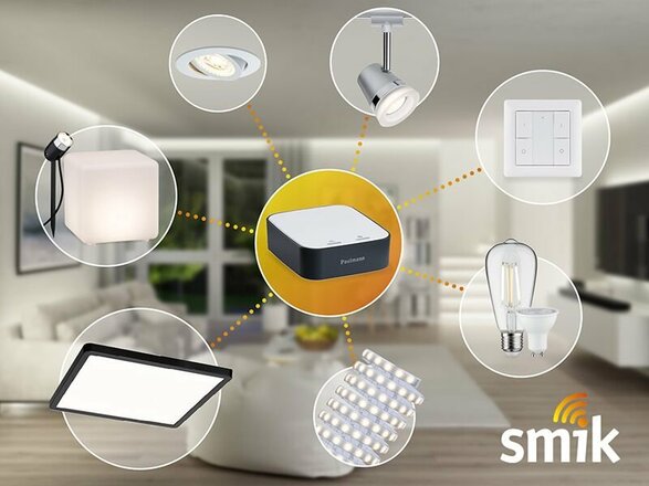 PAULMANN Gateway Smart Home Zigbee smik brána bílá/antracit 501.35