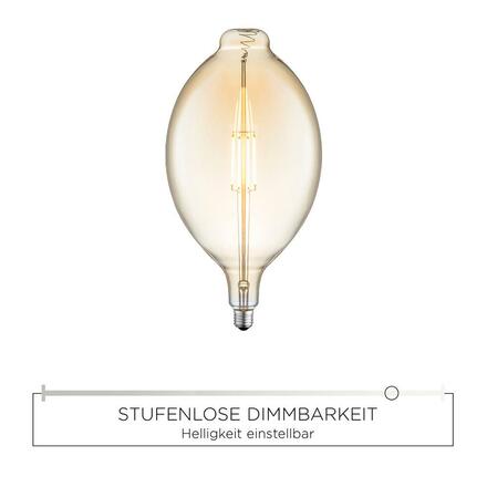 LEUCHTEN DIRECT LED Filament, dekorativní žárovka, 4W E27 3000K DIM 08452 LD 08452