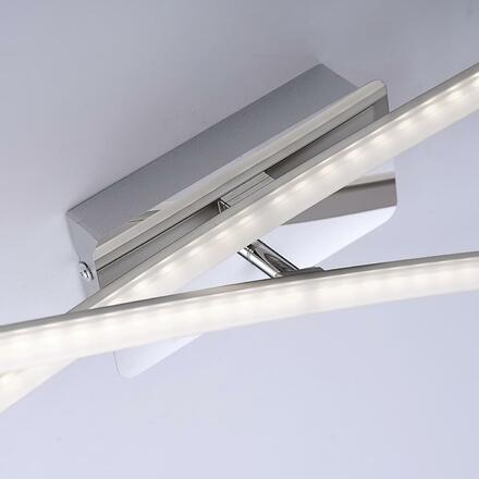 LEUCHTEN DIREKT is JUST LIGHT LED stropní svítidlo, 2-ramenné, ocel, design 3000K LD 11272-55