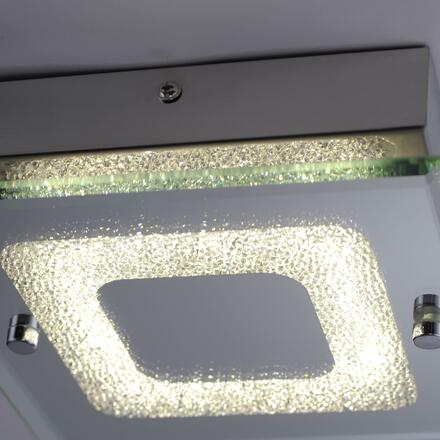 LEUCHTEN DIREKT is JUST LIGHT LED stropní a nástěnné svítidlo, chrom, sklo 4000K LD 11570-17
