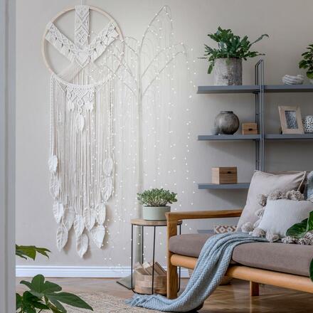 LEUCHTEN DIREKT is JUST LIGHT LED strom v bílé s teple bílým světlem 2700K