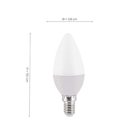LEUCHTEN DIRECT LED žárovka svíčka, E14/4W 2700-5000K LD 08103