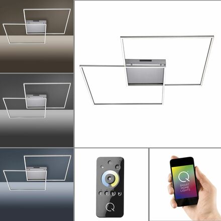 PAUL NEUHAUS Q-INIGO LED stropní svítidlo, Smart-Home, velké 2700-5000K PN 6431-55
